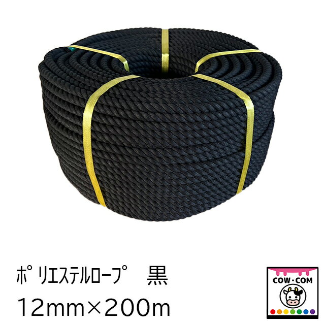 楽天市場】ポリエステル ロープ 12mm×200mの通販 楽天市場】ポリエステル ロープ 12mm×200mの通販