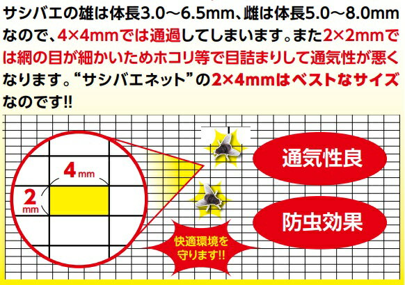 サシバエネット　高さ約2m×幅約50m