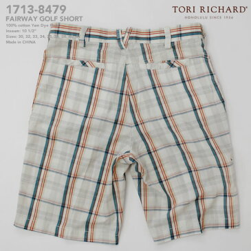 アロハシャツ｜トリリチャード（TORI RICHARD）｜tori-8479 FAIRWAY（フェアウェイ）｜ブライス｜メンズ｜コットン100％（100％ Cotton Yam Dye Plaid）｜ゴルフ・パンツ（Golf Short）｜ショートパンツ｜アロハタワー（アロハシャツ販売）10P11Mar16