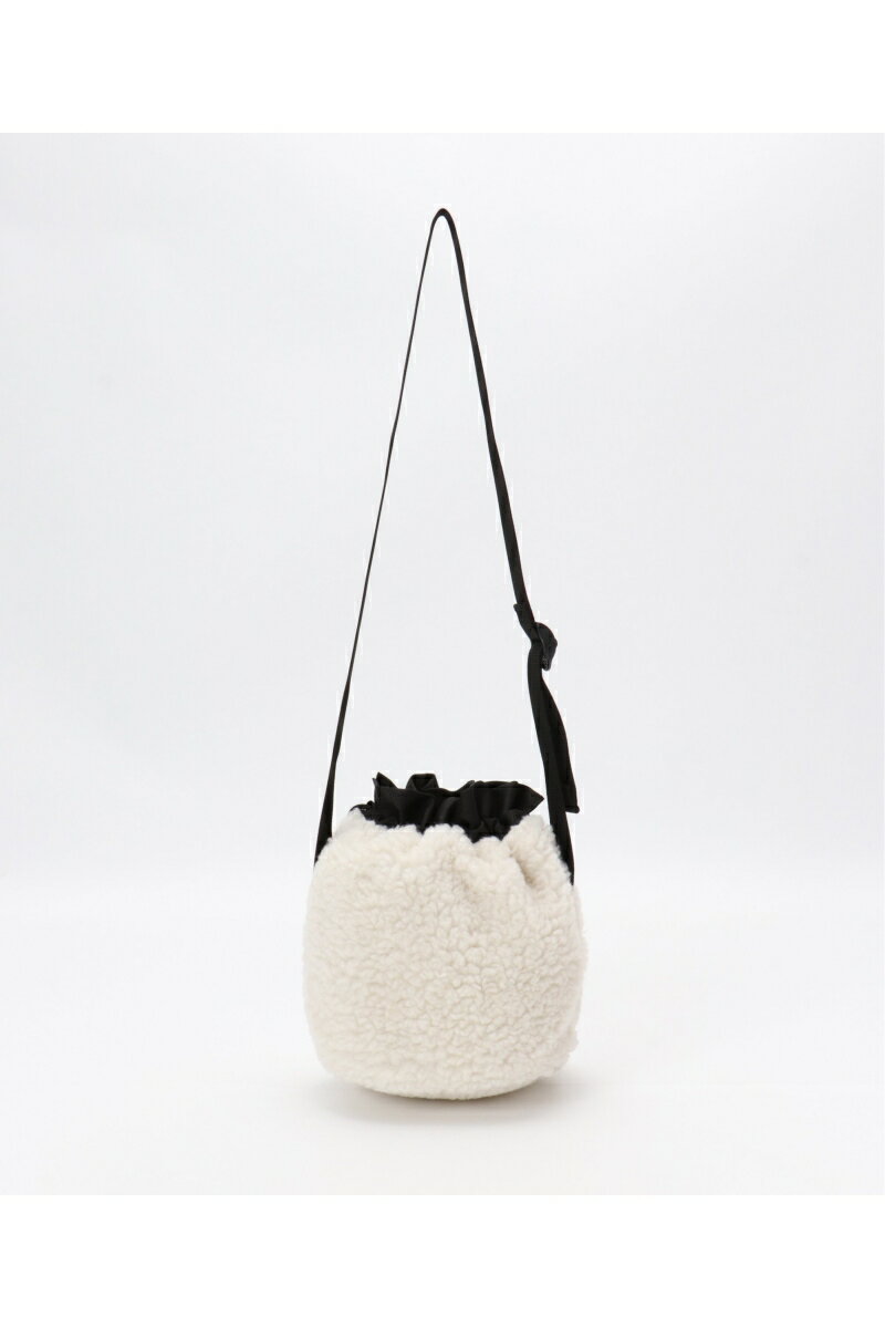 【ポイントアップ10倍！ 8/19 20:00 〜 8/23 1:59まで】new balance ボア巾着ショルダーBAG | ikka イッカ メンズ