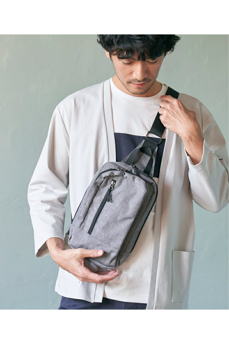 【ポイント10倍 11/20 20:00〜11/27 1:59まで】【雑誌MonoMax5月号掲載】メランジスクエアボディバッグ..