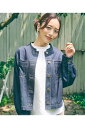 【芸能人着用/親子コーデ】メッシュデニムブルゾン