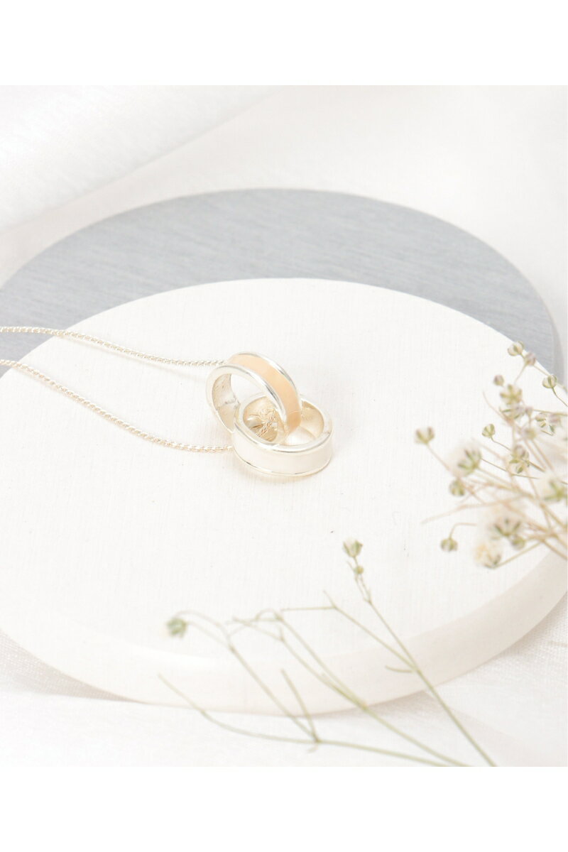 【ポイント10倍 12/1 0:00〜23:59まで】バイカラーリングネックレス