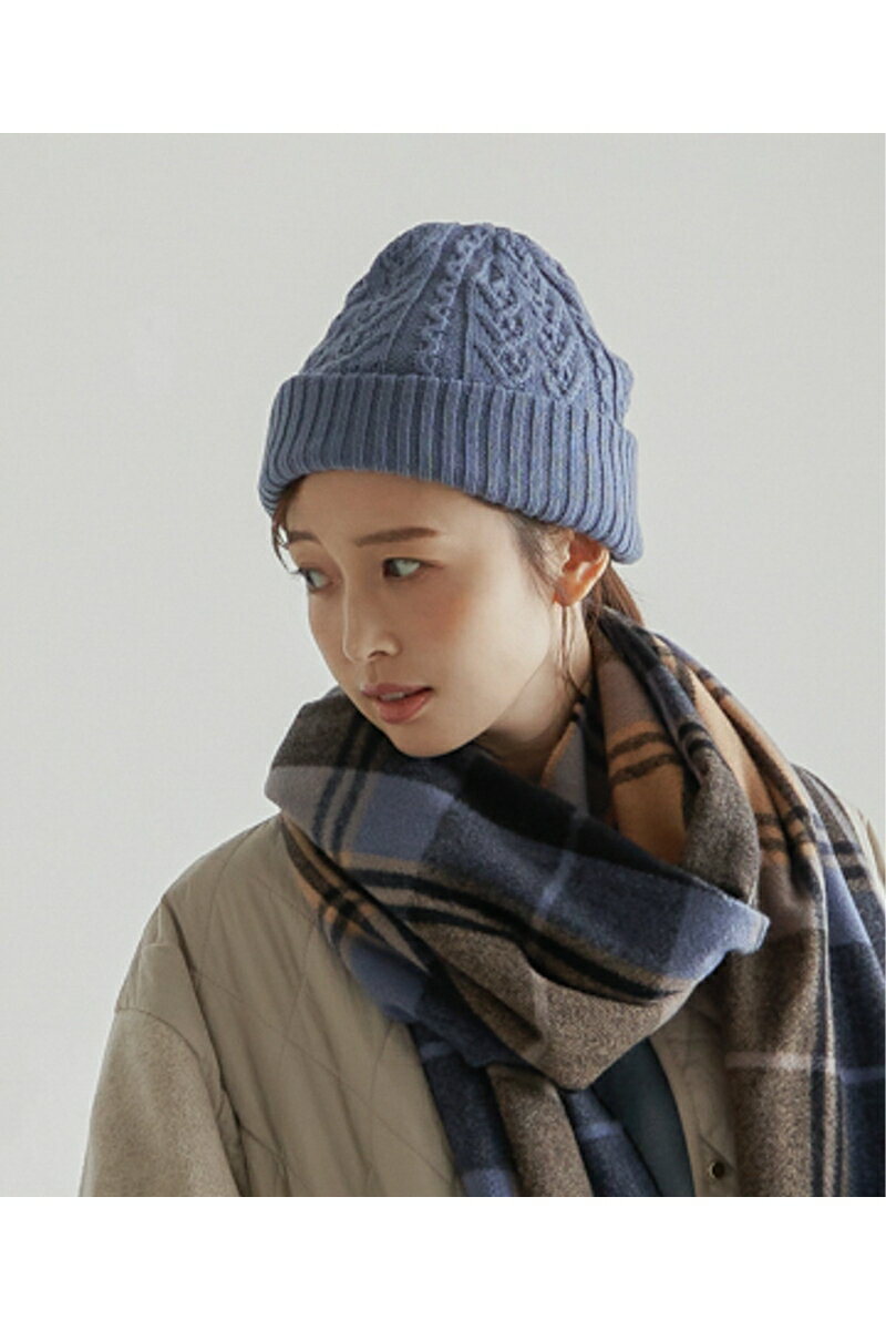 【ポイント10倍 5/9 20:00〜5/16 1:59まで】ケーブルニットワッチ | ikka イッカ レディース 帽子 シンプル ニット帽 ニットキャップ ワッチキャップ ケーブル編み 暖かい 冬 カジュアル 大人かわいい ギフト プレゼント オフホワイト ブラック ライトパープル ベージュ