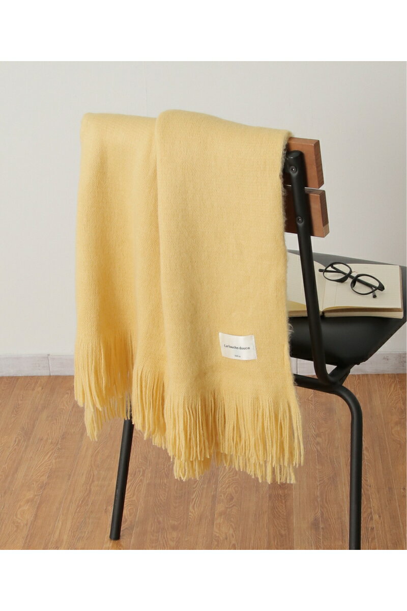 ラッセル起毛無地マフラー