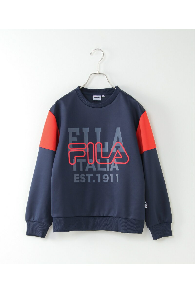 【ポイント10倍 11/4 20:00～11/11 1:59まで】【キッズ】FILA フィラ ダンボールトレーナー（130~160cm）