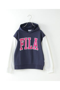 【ポイントアップ10倍！ 9/4 20:00 〜 9/11 1:59まで】【キッズ】FILA フィラ フェルトロゴパーカー（130~160cm）