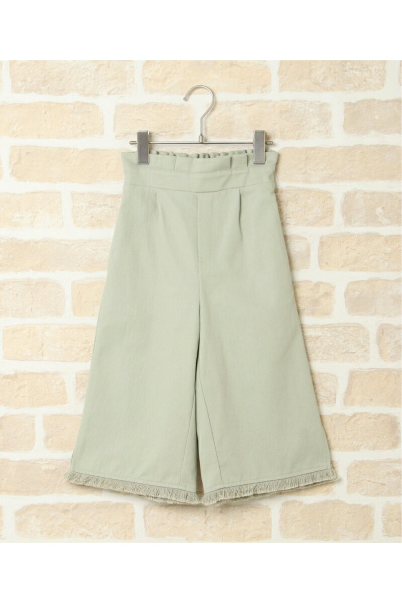 【キッズ】カツラギカラーワイドパンツ(120~160cm)