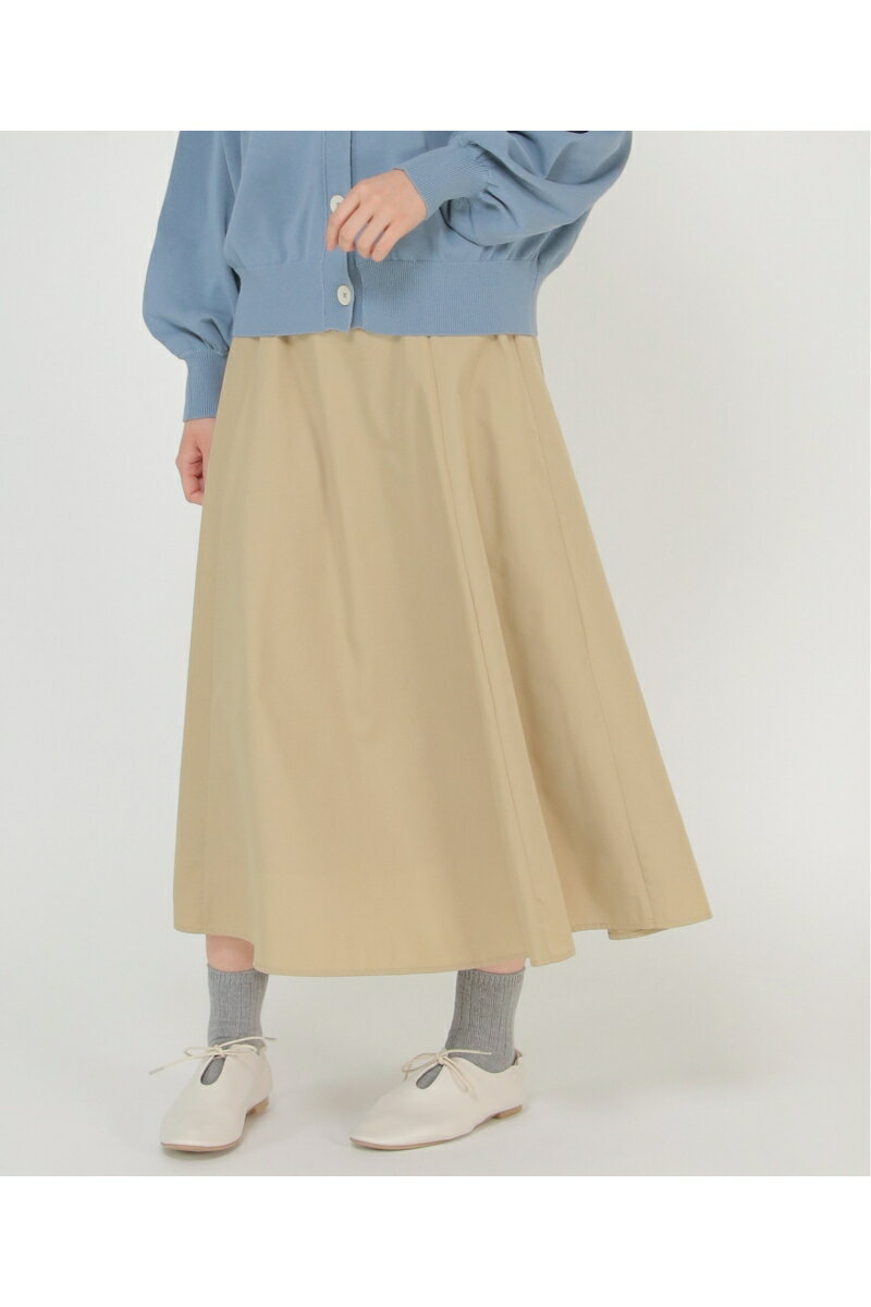 【ポイント10倍 7/19 20:00〜7/26 1:59まで】切り替えフレアボリュームスカート