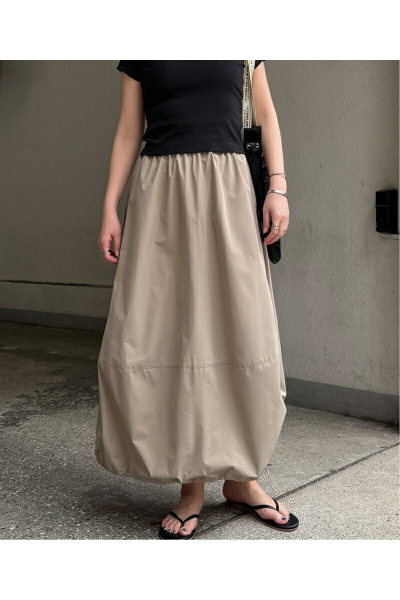 撥水バルーンドロストスカート