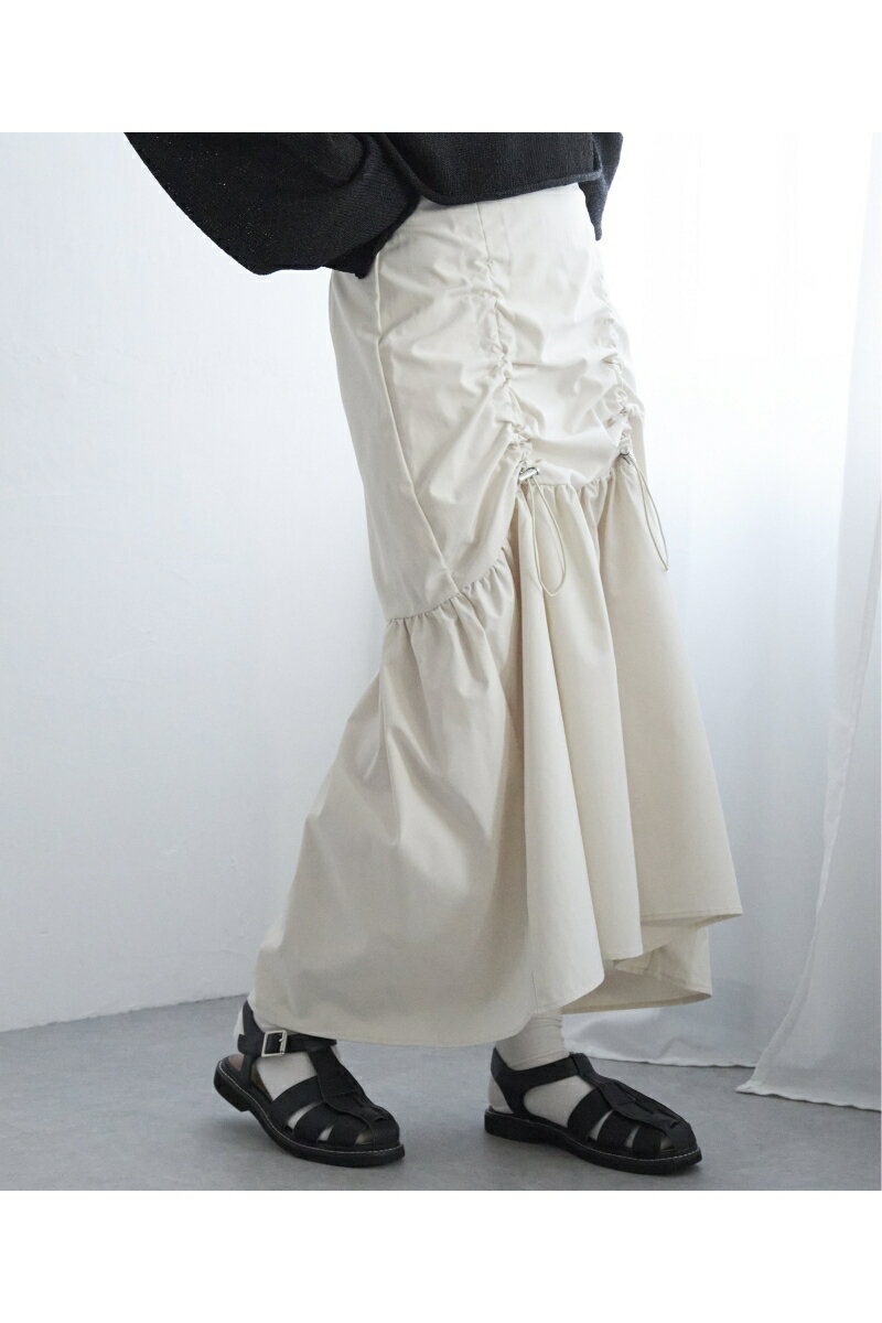 【ポイント10倍 9/1 0:00〜23:59まで】ベネシャンギャザースカート