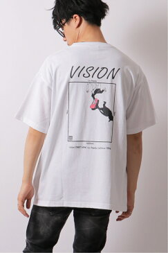 【超ポイントバック！ポイントアップ10倍2020/06/21 10:00〜2020/06/24 23:59】VISION スケボーイラストTシャツ