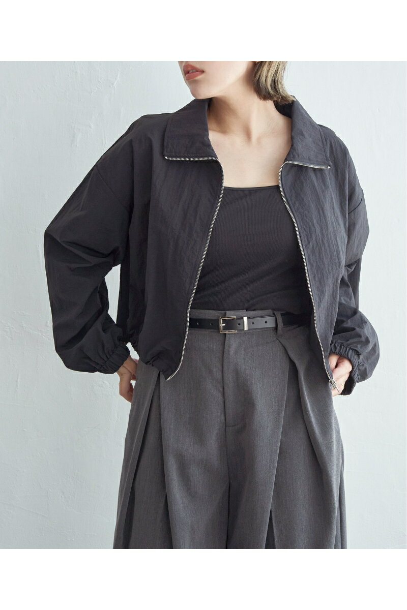 ナイロンジップブルゾン