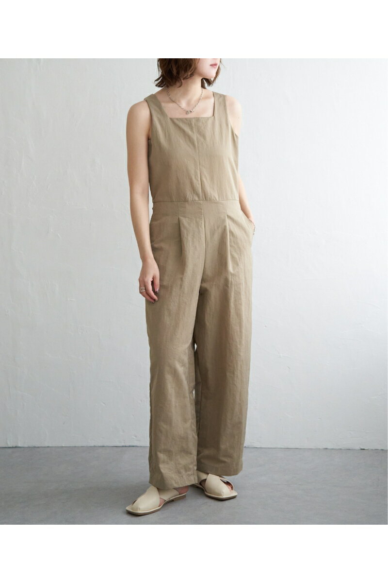 ナイロンコンビネゾン【notch.】レディース ボトムス パンツ サロペット つなぎ