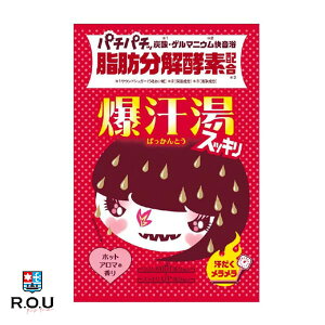 【R.O.U】爆汗湯(ばっかんとう) ホットアロマの香り 60g 入浴剤