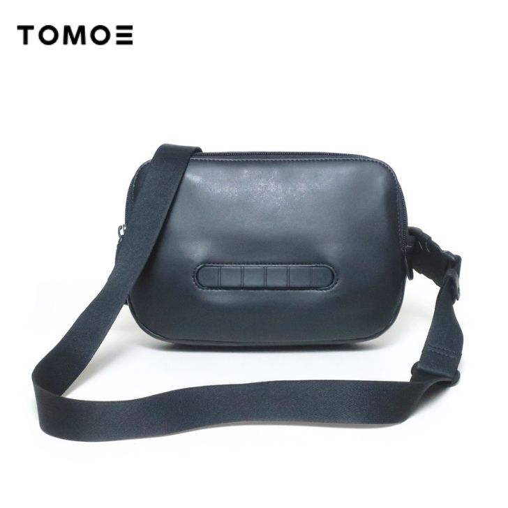 Rakuten - TOMOE モエ マイクロボディーバッグ ミニマル 本革 ソフトレザー 肩掛け BLACK 黒 軽い ボディーバッグ ミニ 牛革 カジュアル レザーバッグ SLIM-BB
