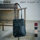 TOMOE トモエ バッグ 本革 レザー ショルダーバッグ 斜め掛け 肩掛け ブラック ネイビー グレー ワイン シボ革 ミニマル 2WAY UTILITY_U...