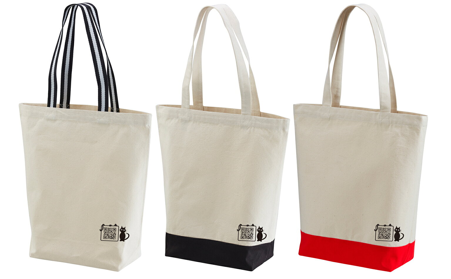 Rakuten - レギュラーキャンバストートバッグ QR H37xW24xD12cm 10L キャンバス CAPTY カプティ ねこ 猫