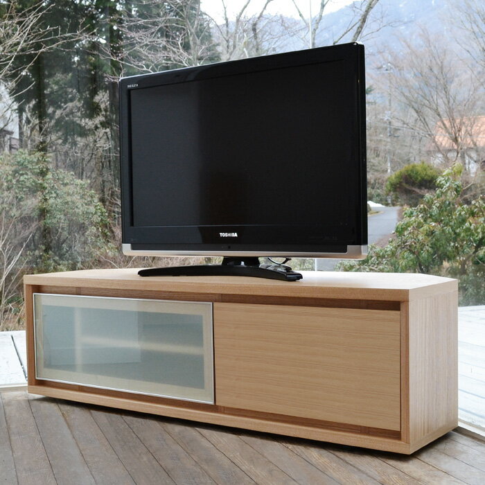 テレビ台 コーナー 120cm幅 [コドウ] 完成品 ナチュラル ローボード コーナーテレビ台