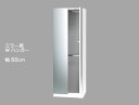 セミオーダーワードローブ 鏡扉・ Wハンガー LASCO(ラスコ) 幅60cm 奥行56.8cm 高さ180cm 全11色