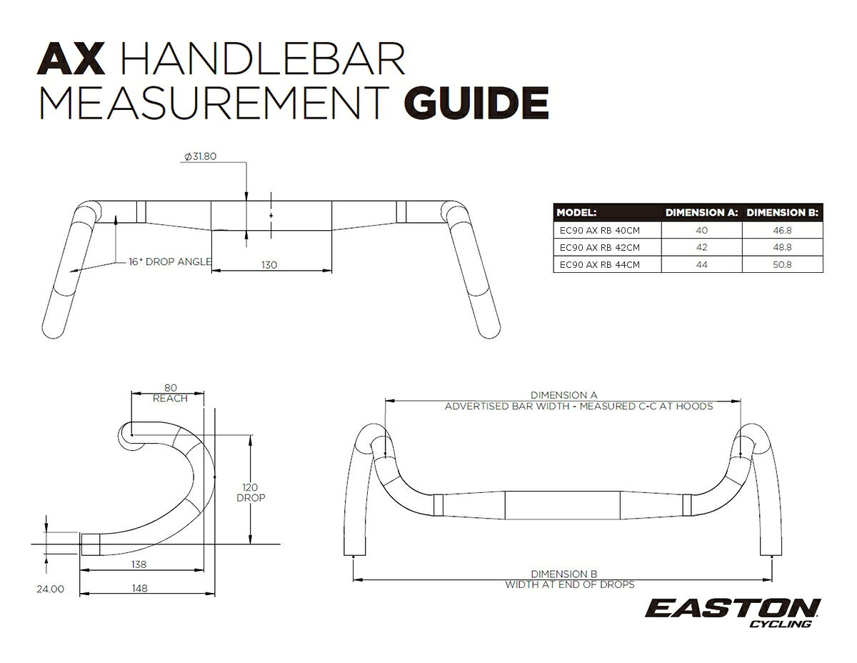 【7/1は「3倍！」エントリーでポイントUP】EASTON EC90 AX RoadBar イーストン ロ...