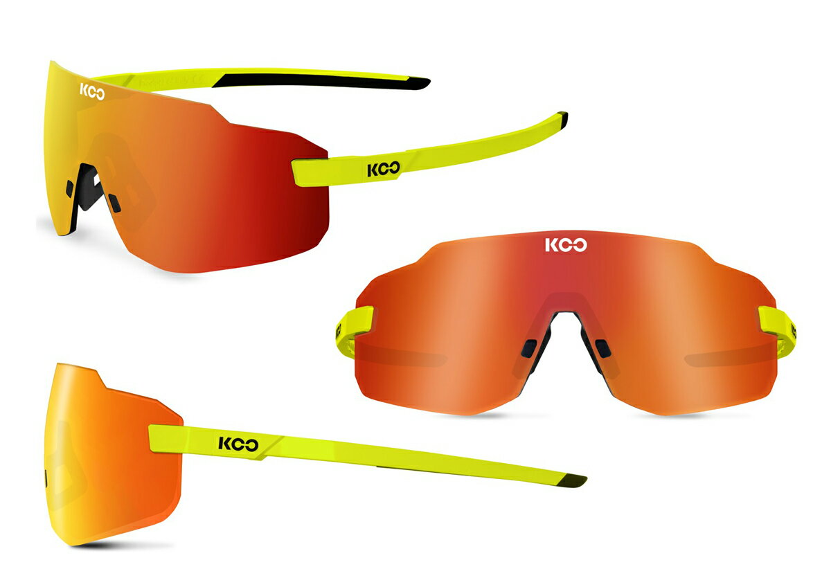 5/20ϡ4ܡץȥ꡼ǥݥUPKOO SUPERNOVA YELLOW FLUO RED MIRROR SUNGLASSES  ѡΥ ե åɥߥ顼 󥰥饹