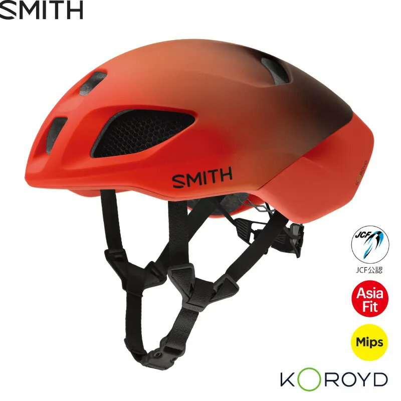 SMITH IGNITE MATTE PATROLE FADE / CRIMSON HELMET スミス イグナイト ヘルメット