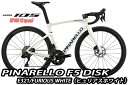 【8/18は「最大4倍!」エントリーでポイントUP】PINARELLO 2025 ROADBIKE F5 DISK Shimano 105 12s 完成車 E3211 FURIOUS WHITE ピナレロ ロードバイク エフファイブ ディスク ヒュリアスホワイトカラー 新品【対面販売】(通販不可)