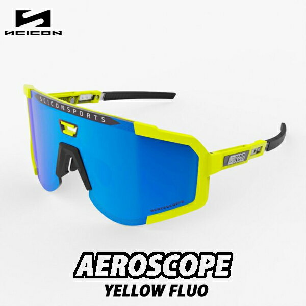 【12/25は「13倍！」Wエントリーで更にポイントUP】SCICON （シーコン） AEROSCOPE YELLOW FULO エアロスコープ イエローフルオ アイウェア サングラス ロードバイク