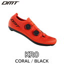 【5/11は「2倍!」エントリーでポイントUP】DMT KR0 CORAL / BLACK コーラルブラック ロードバイク ビンディングシューズ