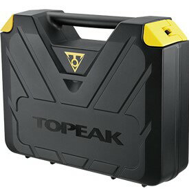 ブランド名 TOPEAK 商品名 PREPBOX 大きさ L405 x W320 x H115mm 重量 4.63kg 内容物 36ツール セット 概要 自転車に良く使う工具を納めた、メンテナンスの楽しさを覚えるのに最適なツールボックス。 自転車を始めた方へのプレゼントにも最適です。