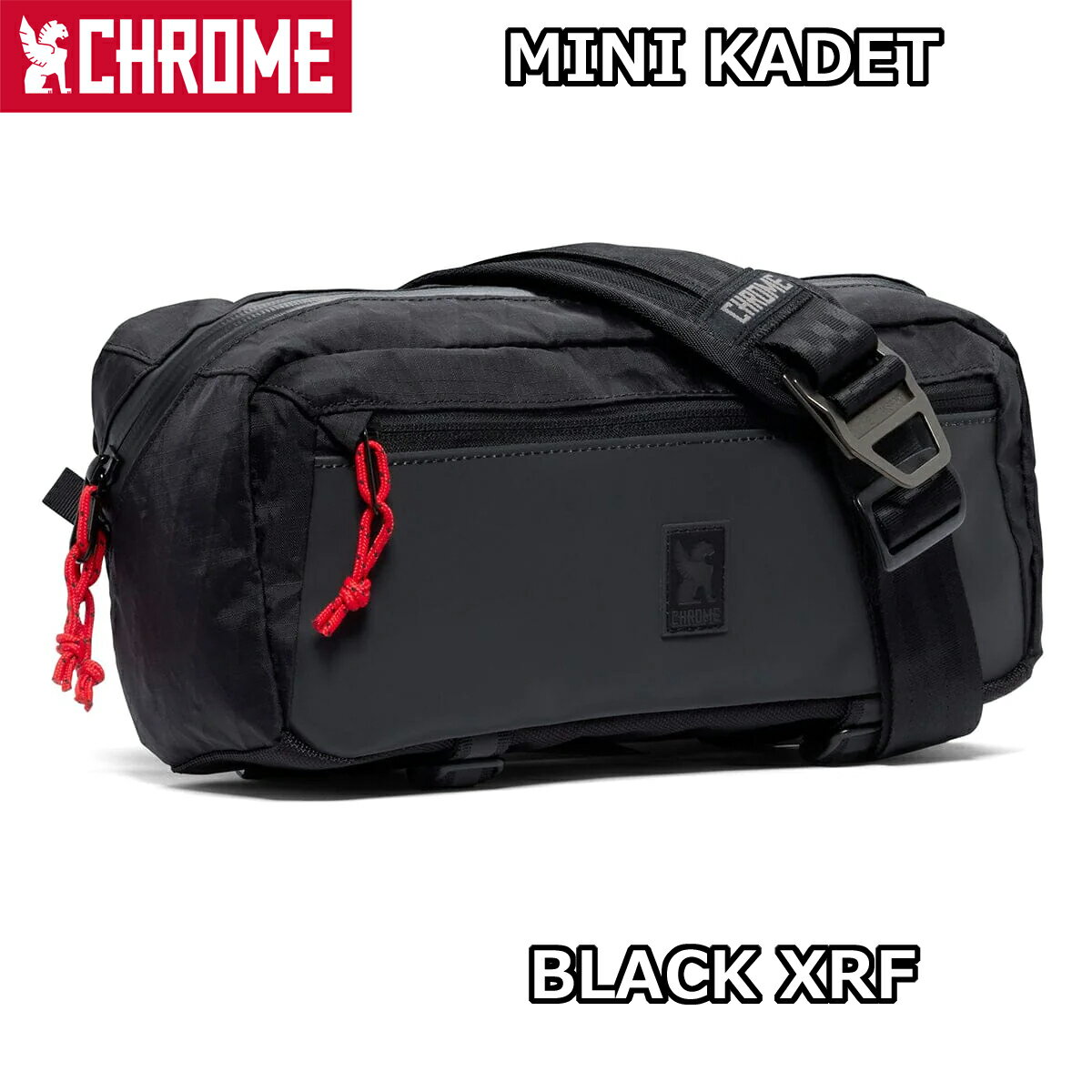 CHROME MINI KADET BLACK XRF クローム ミニ カデット ブラックエックスリフレクティブ SLING BAG スリングバッグ バック 鞄 BAG