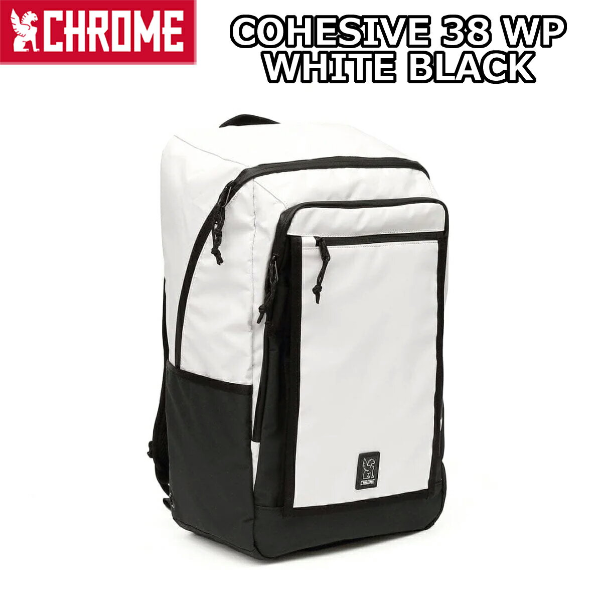 5/18ϡֺ4ܡץȥ꡼ǥݥUPCHROME COHESIVE 38 WP BACKPACK WHITE BLACK  ҡ38 ɿ Хåѥå ۥ磻ȥ֥å Хå  BAG