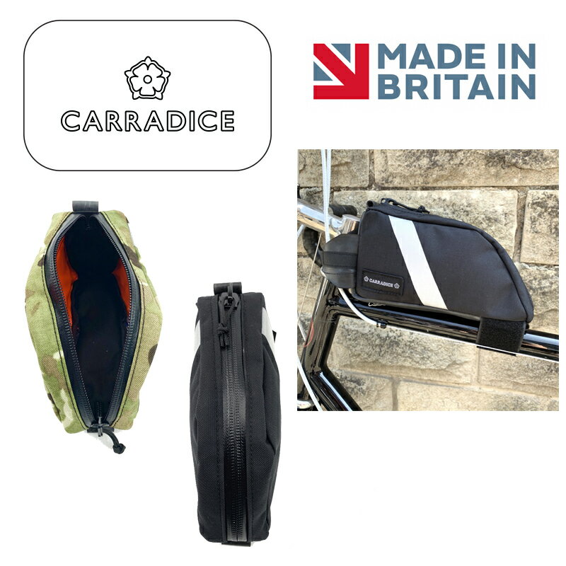 【5/20は「4倍！」エントリーでポイントUP】CARRADICE キャラダイス BIKE PACKING Top Tube Bag バイクパッキングトップチューブバッグ ブラック