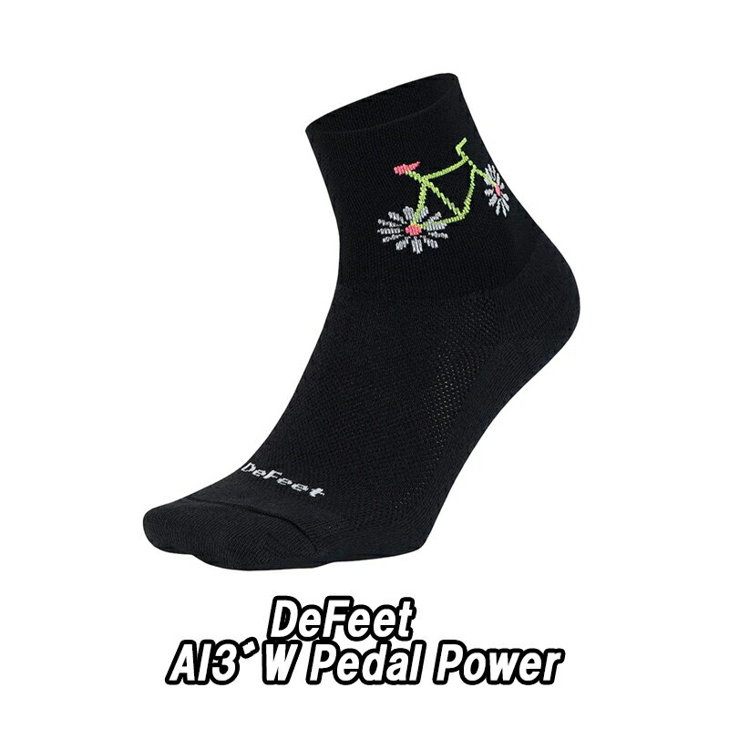 【5/18は「最大4倍！」エントリーでポイントUP】DeFeet（ディフィート）AI 3" W Pedal Power ソックス 靴下