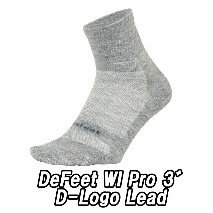 【5/30は「4倍！」エントリーでポイントUP】DeFeet（ディフィート）WI Pro 3" D-Logo Lead ソックス 靴下