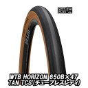 【4/20は「4倍！」エントリーでポイントUP】WTB HORIZON 650BX47 TAN TCS( チューブレスレディ) ホライゾン TCS