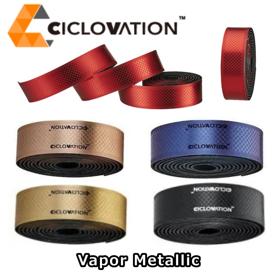 【2/18は「最大4倍！」エントリーでポイントUP】CYCLOVATION シクロベーション Poly Touch Vapor Metallic ポリタッチ ベイパー メタリック BARTAPE バーテープ ロードバイク(4.0)