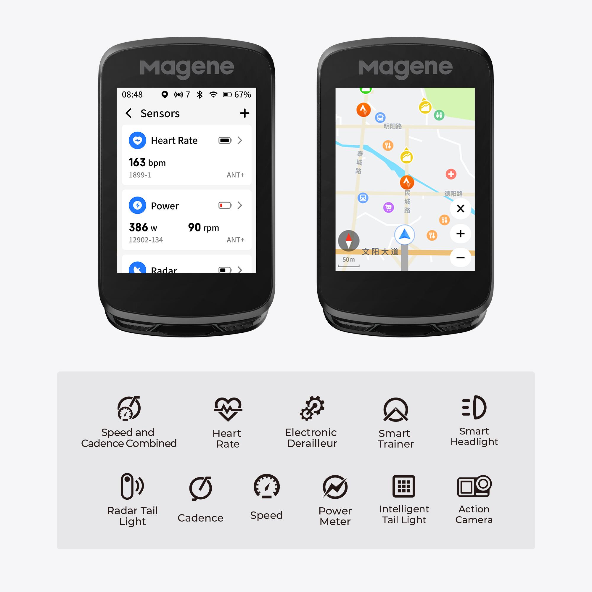【7/11は「2倍！」エントリーでポイントUP】Magene マージーン C606 V2 スマートGP...