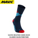 【3/18は「最大4倍！」エントリーでポイントUP】【国内正規品】MAVIC GRAPHIC HIGH SOCK CLASSIC BLUE-FIERYRED マヴィック グラフィック ハイソックス