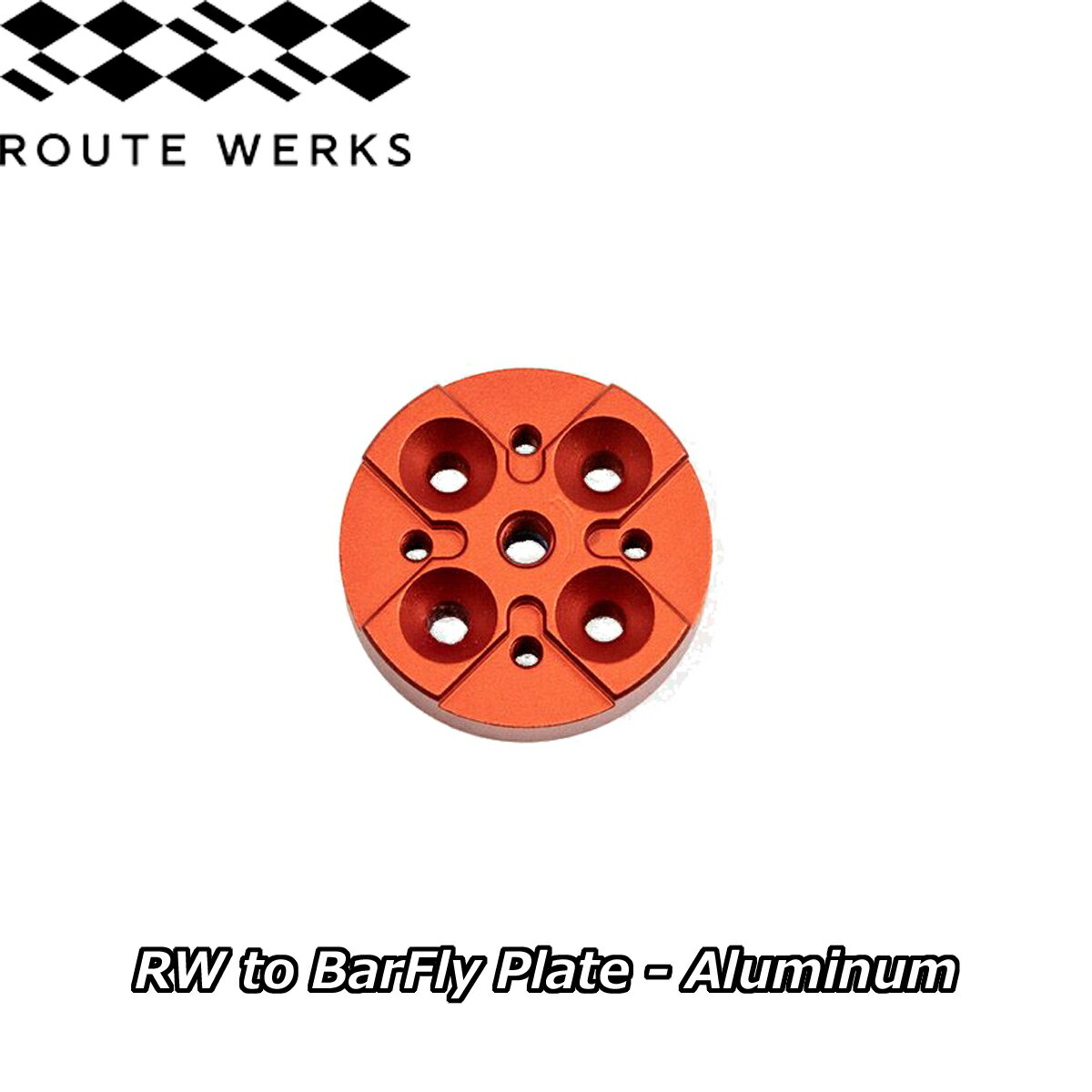 【11/22は「10倍！」エントリーでポイントUP】ROUTE WERKS ルートワークス/RW to BarFly Plate - Alumi..