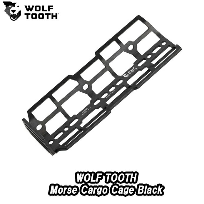 ��1/20�ϡ�4�ܡ��ץ���ȥ꡼�ǥݥ����UP��WOLF TOOTH Morse Cargo Cage Black ����եȥ����� �ܥȥ륱���� �֥�å�