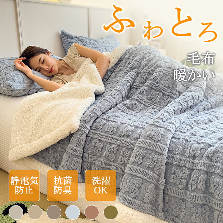 高品質 毛布 ふわとろ毛布 冬 洗える 静電気防止 もこもこ 蓄熱 防寒 ブランケット 毛布 もこもこ シングル セミダブル ダブル ハーフ とろとろ ふわふわ 毛布 枕カバー 抗菌 防臭 厚手 軽量 洗濯可 寝具 冷房対策 寒さ対策 旅行 プレゼント ギフト おしゃれ 6色 送料無料