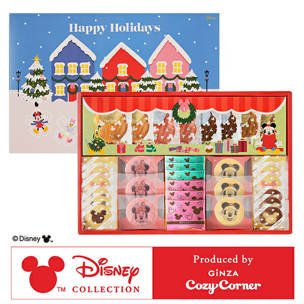 【ポイント5倍・送料無料】銀座コージーコーナー＜ディズニー＞クリスマスギフト（32個入）クリスマス ギフト 2025 クリスマス プレゼント 御礼 お返し お菓子 焼菓子 パーティー お歳暮 ギフトのサムネイル