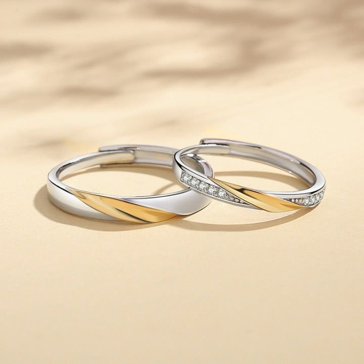 ペアリング フリーサイズ ペアルック カップル お揃い つけっぱなし ペア リング 指輪 シルバー 2個セット 送料無料 Nicoiro ニコイロ 【NSPR4...