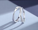 ペアリング フリーサイズ ペアルック カップル お揃い つけっぱなし 金属アレルギー ペア リング 指輪 シルバー 2個セット 送料無料 Nicoiro ニコイ...
