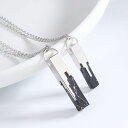 ペアネックレス ペアルック カップル お揃い つけっぱなし 金属アレルギー対応 ペア ネックレス シルバー S925 2個セット 送料無料 Nicoiro ニコ...