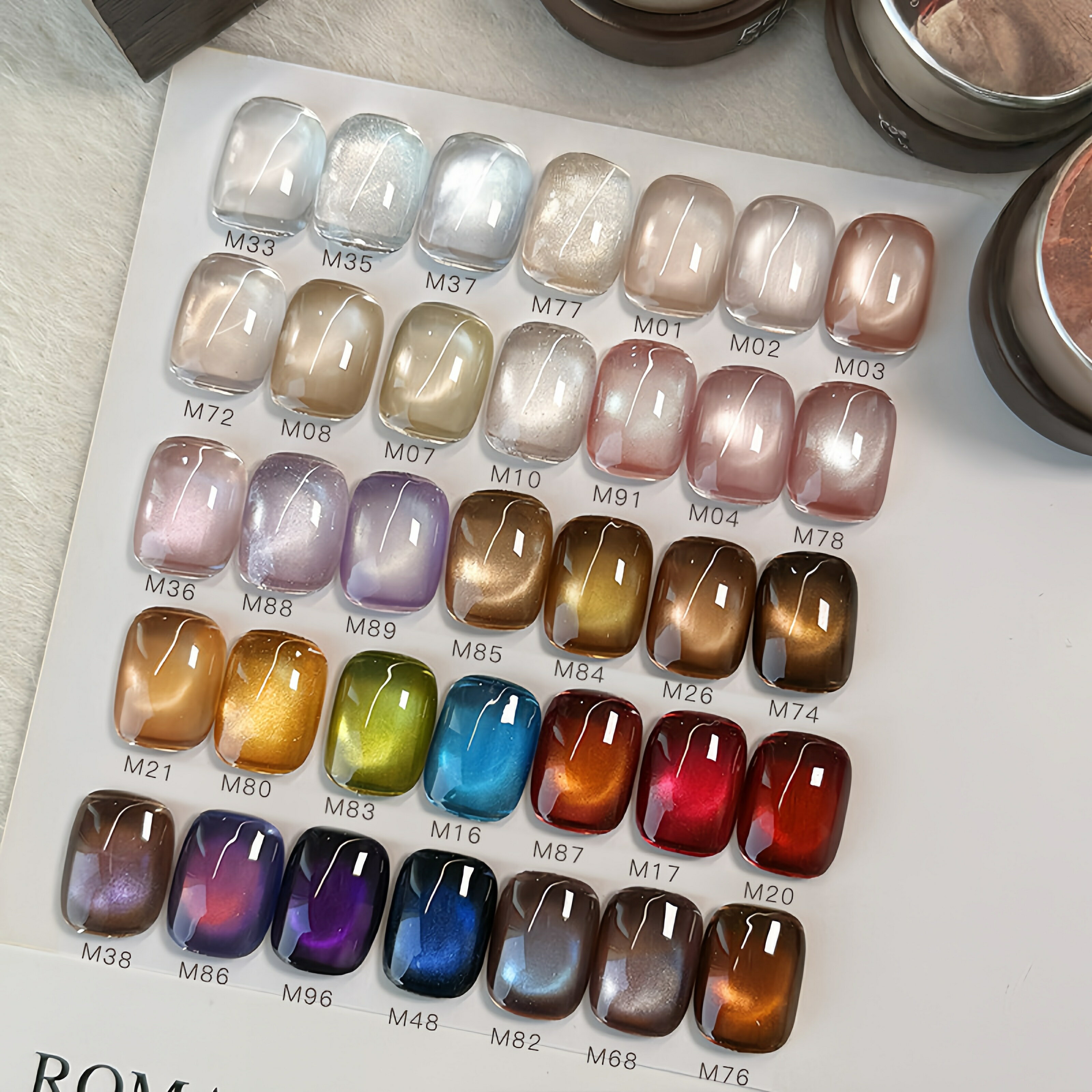 【cozy space】【5ml・35色選べる】【塗布用ブラシ付き】ミスティブルーム ジェルネイル マグネットネイル キャットアイ ネイルジェル カラージェル アートジェル ネイルポリッシュ 磁石で簡単 初心者OK 自宅で簡単プロ仕上げ ギフト 母の日