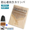 親指ピアノ カリンバ kalimba 17キー 松材 箱型 楽器 人気 ポーチ付き 初心者向 日本語マニュアル サムピアノ キッズ プレゼント 子供 楽器 天然...
