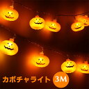 ハロウィン カボチャLED 飾り LEDライト LEDストリングライト 吊り飾り ハロウィーン IP44防水 電池給電式 玄関 屋外 飾り付け ライトのみ かぼちゃ 雰囲気造り バッテリなし　3Mの商品画像